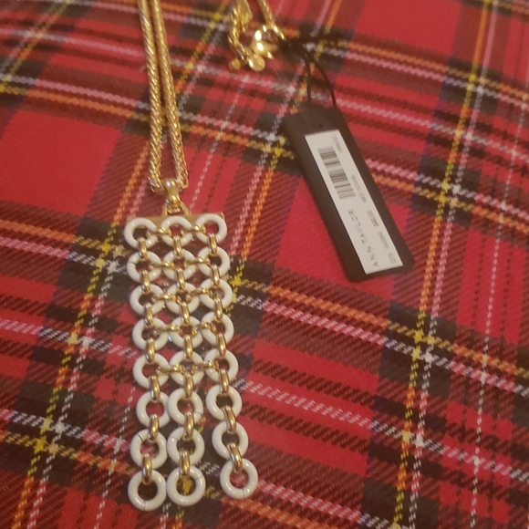 NWT Ann Taylor Linked Metal Pendant - Picture 5 of 6